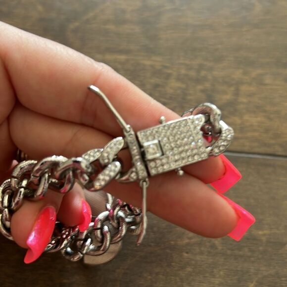 Butterfly Miami Cuban Link Chains Bracelet Bling Bracelets Women's Jewelry - Picture 8 of 9